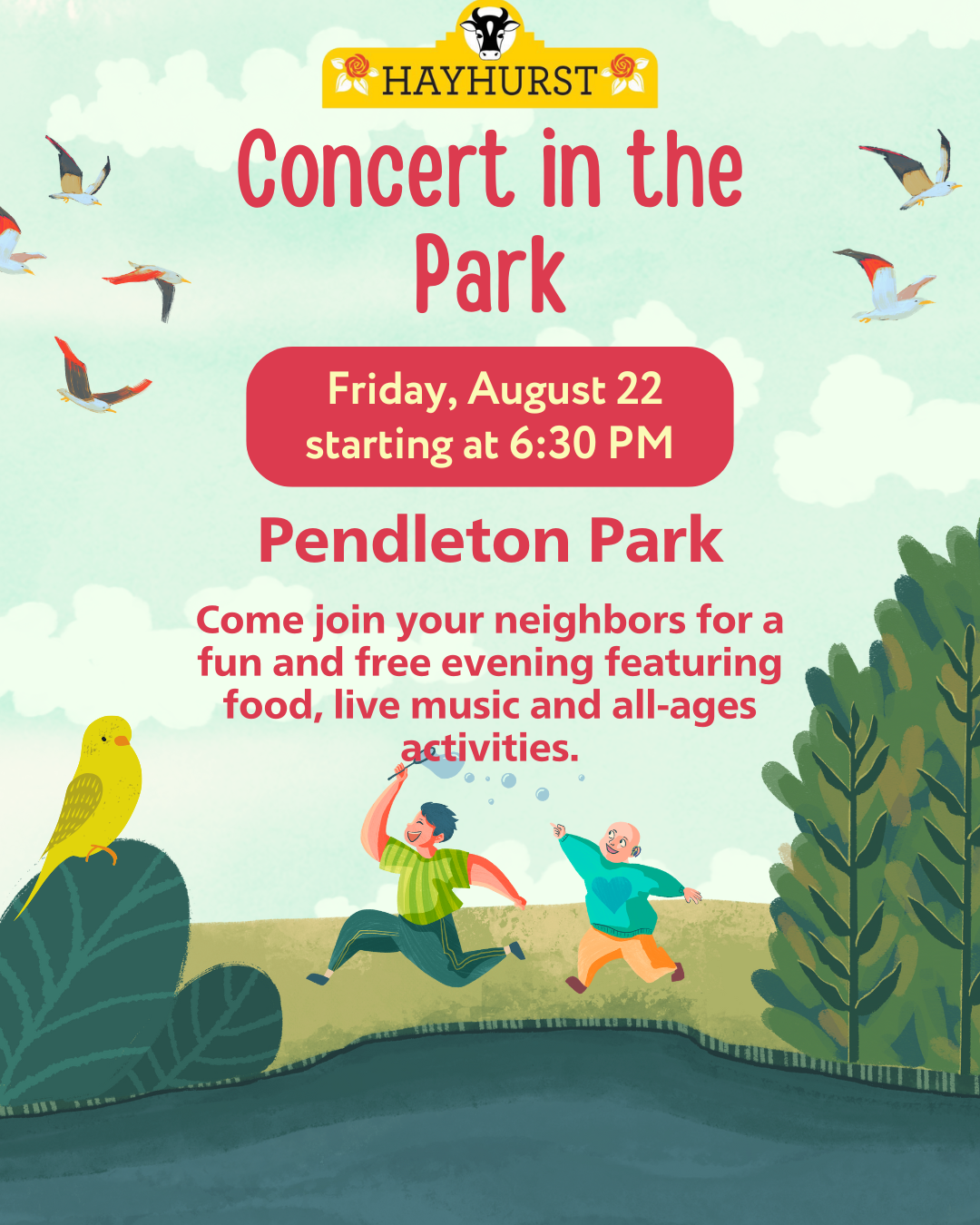 2025 Concert in the Park was Hot…but Fun!